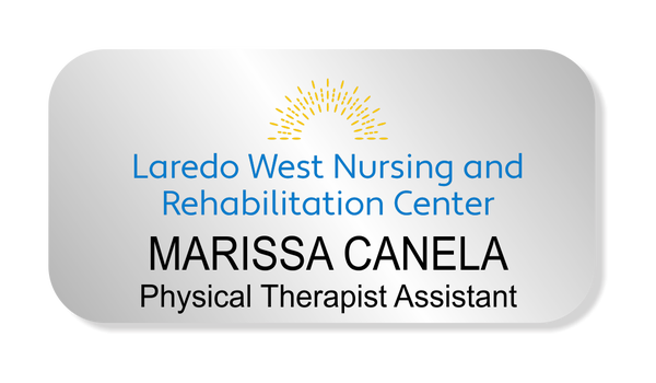 Regency Laredo West Name Tag