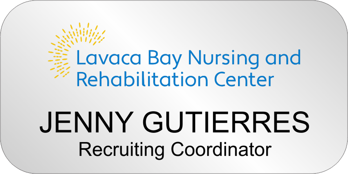 Regency - Lavaca Bay Nursing and Rehabilitation Center Name Badge
