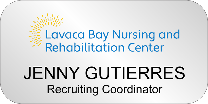 Regency - Lavaca Bay Nursing and Rehabilitation Center Name Badge