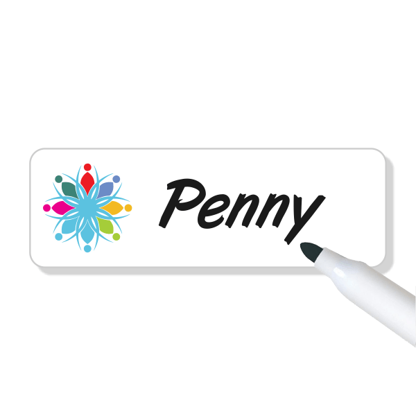 Economy Dry Erase Reusable Name Tag