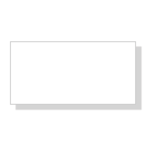 Dry Erase White Rectangle Name Tag