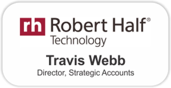 Robert Half Technology Name Badge - Style 1