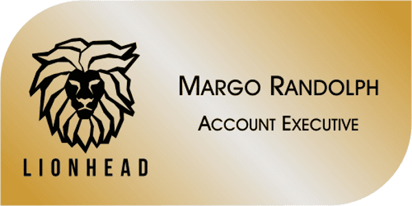 Round & Square Corner Name Tag