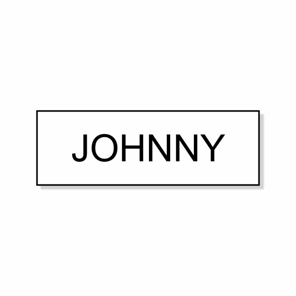 Johnny Schitts Creek Name Tag