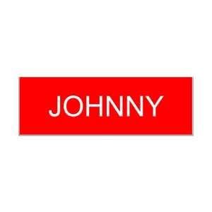 Johnny Schitts Creek Name Tag