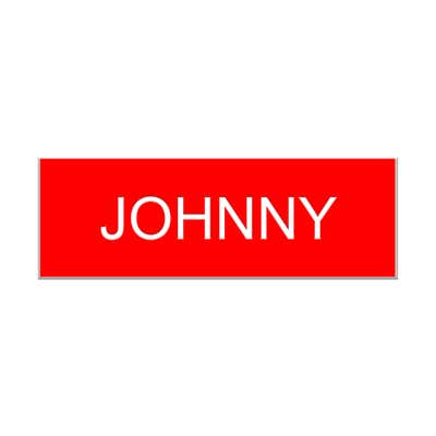 Johnny Schitts Creek Name Tag