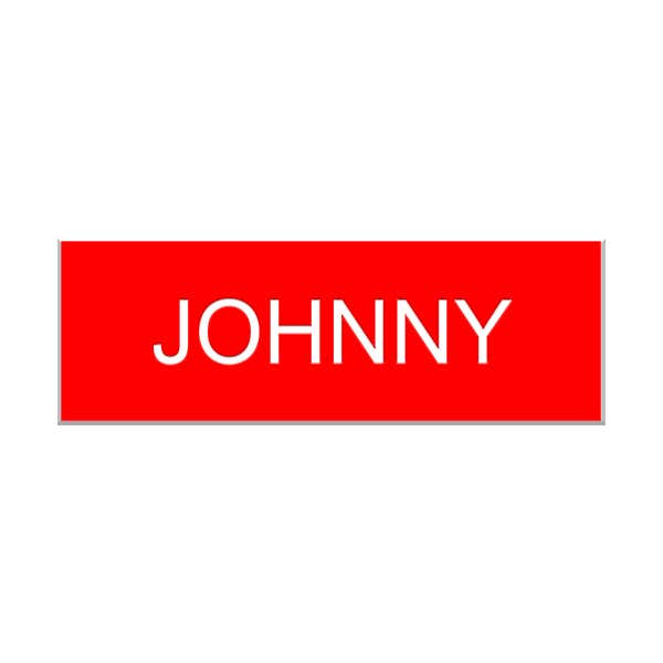 Johnny Schitts Creek Name Tag