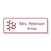 Science Teacher Engraved Name Tag