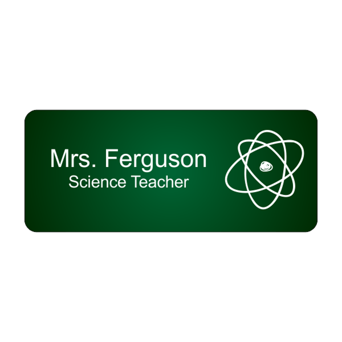 Science Teacher Full Color School Name Tag