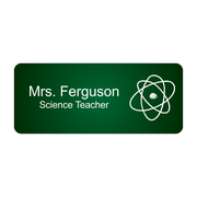 Science Teacher Full Color Name Tag