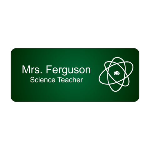 Science Teacher Full Color Name Tag