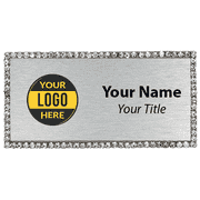 Full Color Bling Name Tag