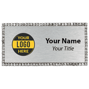 Full Color Bling Name Tag