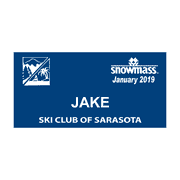 Ski Club of Sarasota - Name Tag