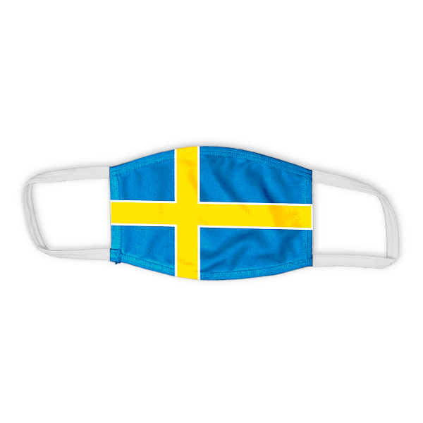 Flag of Sweden Child Size Face Mask