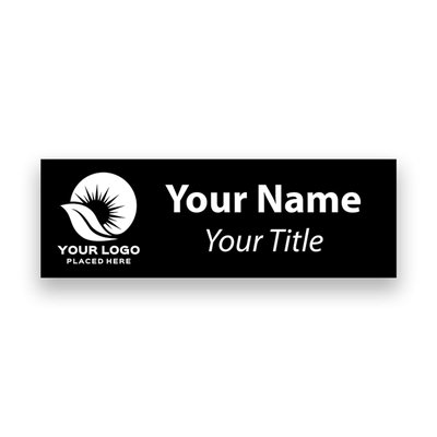Upload Your Logo Engraved Name Tag