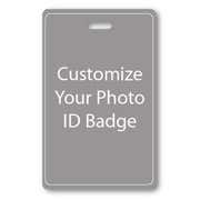 Vertical Double Sided ID Card