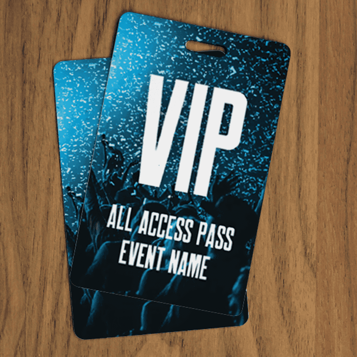 VIP Pass Custom Photo ID Badge Lifestyle