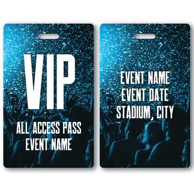 VIP Pass Custom Photo ID Badge