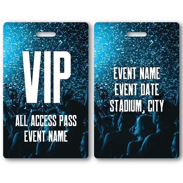 VIP Pass Custom Photo ID Badge