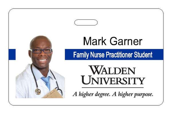 Walden University Photo ID - Horizontal Style 3
